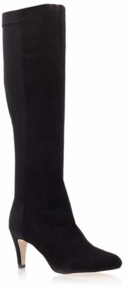 Miss KG - Black 'Bluebell' Low Heel Knee Boots