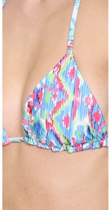 Ella Moss Savannah Reversible Triangle Bikini Top