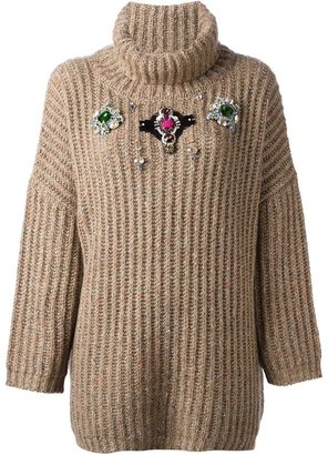 Antonio Marras oversized embellished sweater