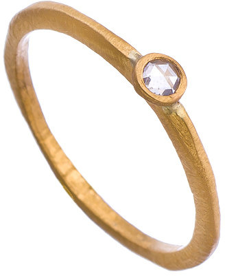 Page Sargisson 18k Gold and Rose Cut Diamond Ring