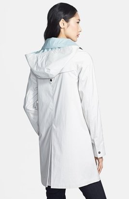 Gallery Roll Sleeve A-Line Hooded Walking Coat (Regular & Petite) (Online Only)