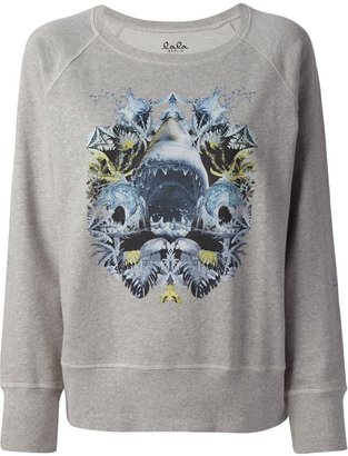Lala Berlin printed shark sweatshirt