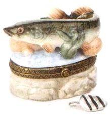 Piké Northern Fish PHB Porcelain Hinged Box Midwest of Cannon Falls
