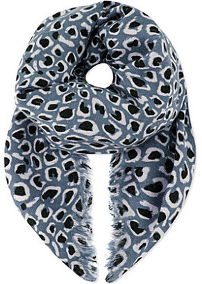 Gucci Leopard print scarf