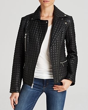 Dawn Levy DL2 by Marley Quilted Leather Moto Jacket