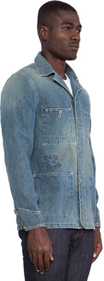 Fuct SSDD Heart on Fire Denim Coverall