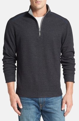 Tommy Bahama 'Flip Out' Reversible Quarter Zip Sweater
