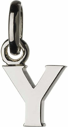 Links of London Alphabet Y sterling silver charm