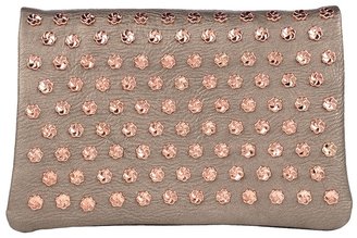 7 Chi 7CHI Floral Studded Clutch
