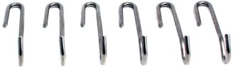 Enclume PHA-SS Angled Pot Hook, Set of 6, Stainless Steel