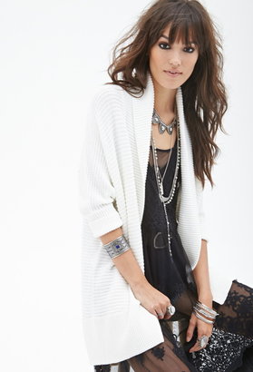 Forever 21 Open-Front Dolman Cardigan