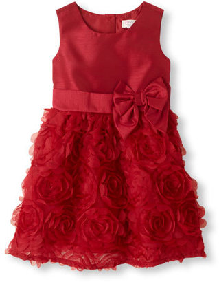 Children's Place 3D rosette dress