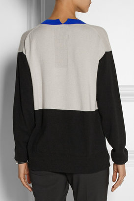 Jil Sander Color-block cashmere sweater