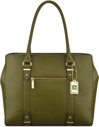 Anne Klein Military Luxe Large Tote