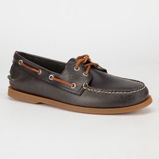 Sperry Authentic Original Cylcone Leather Mens Boat Shoes