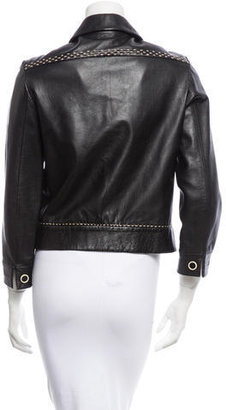Alberta Ferretti Leather Jacket