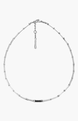 John Hardy 'Bamboo - Lava' Pavé Sapphire Single Row Necklace