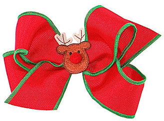 Copper Key Reindeer Christmas Bow