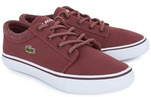Lacoste Red Vaultstar WW Laced Trainers