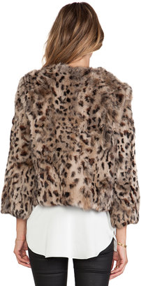 Anna Sui Rabbit Fur Jacket