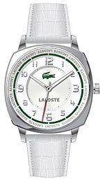 Lacoste Sportswear Collection Palma Leather Strap White Dial Women's watch #2000598