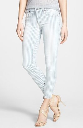 Genetic Denim 3589 Genetic 'Alina' Stripe Skinny Ankle Jeans (Quest)