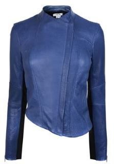 Helmut Lang Asymmetric Zip Leather Jacket