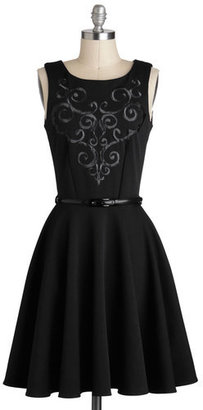 Closet - UK Grape Kelly Dress in Black