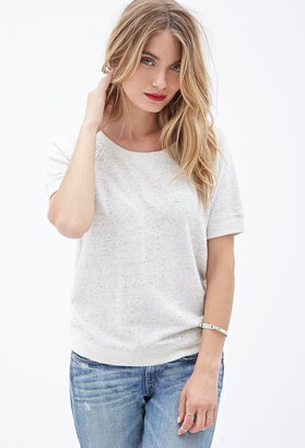 Forever 21 Contemporary Heathered French Terry Shirt