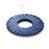 Crate & Barrel Tropic Palm Blue Napkin Ring