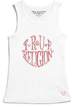True Religion Toddler's & Little Girl's Ribbed Circle Tank Top