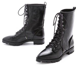 Luxury Rebel Shoes Gretchen Pointed Toe Combat Boots