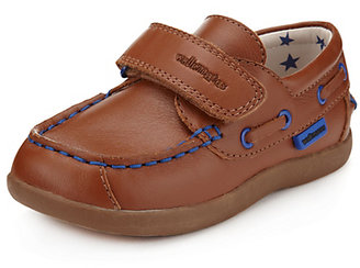 Marks and Spencer Walkmates Leather Moccassins (Younger Boys)