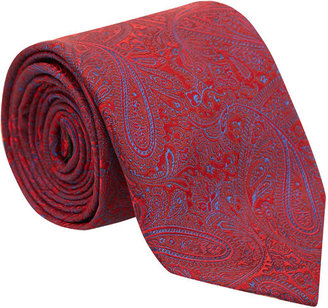 Simon Carter Red Majestic Silk Tie