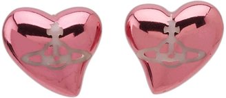 Vivienne Westwood New Heart Stud Earrins Earrin