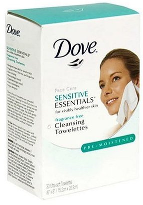 Dove Face Care Sensitive Essentials, Cleansing Towelettes - 30ct.