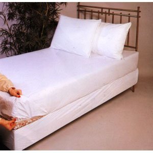 Vinyl Fitted Mattress Cover, Cot Size 30 x 75