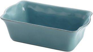 Rachael Ray Cucina Stoneware 9-Inch x 5-Inch Loaf Pan, Agave Blue
