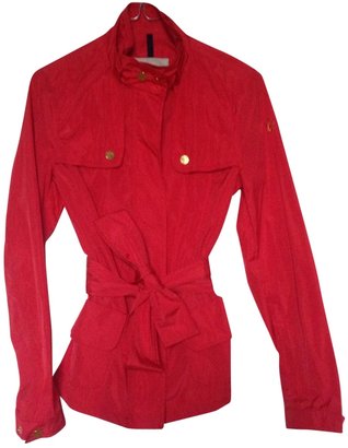 Moncler Red Polyester Biker jacket