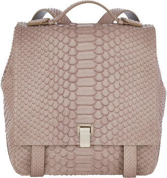Proenza Schouler Python Small Courier Backpack