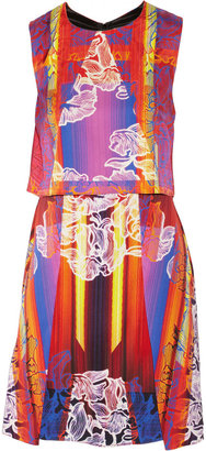 Peter Pilotto MT layered stretch-silk dress