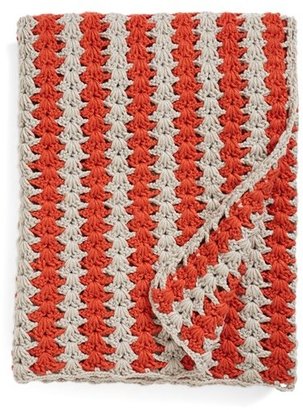 Nordstrom 'Crochet Stripe' Throw