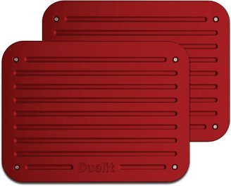 Dualit Candy apple red Architect toaster panel set