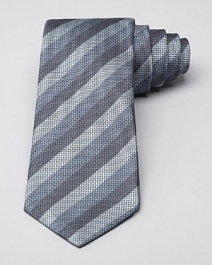 John Varvatos Herringbone Tonal Stripe Classic Tie