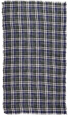 David & Young Woven Plaid Scarf (Juniors)