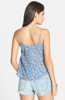 Mimichica Mimi Chica Floral Print High/Low Camisole (Juniors)