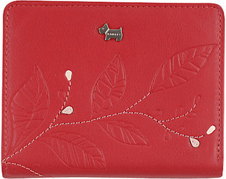 Radley Medium Tab Leaf Leather Wallet Purse, Red
