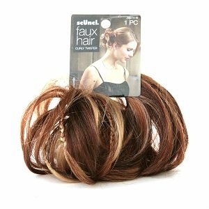 Scunci Faux Hair Curly Twister, Red Blonde