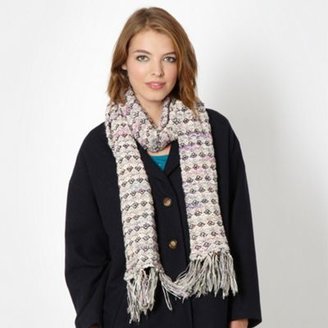 Red Herring White knit scarf