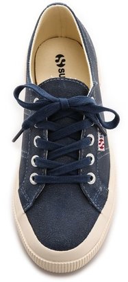 Superga 2750 Waxed Suede Sneakers